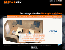 Tablet Screenshot of espaceled.fr